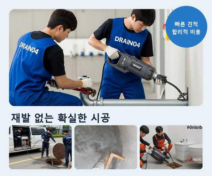 서운동 변기 뚫음 시공 전 배관 상태